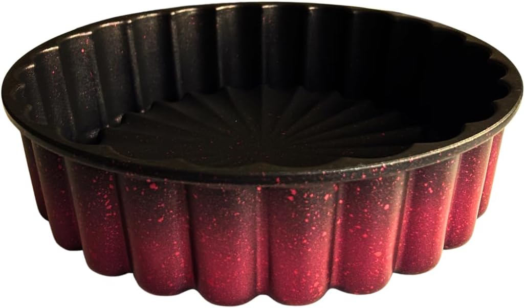 Alternative view of Turta Ve Tart Kek Kalıbı Cherry Red Kalın Döküm Üç Katmanlı Kaplama 525 Gram