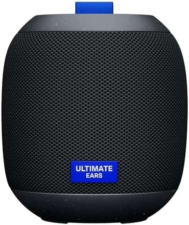 Ultimate Ears WONDERBOOM Play Taşınabilir Su Geçirmez Bluetooth, Büyük Bas ve 360 Derece Ses, 40 m Kullanım Mesafeli Toz Geçirmez Hoparlör, Siyah