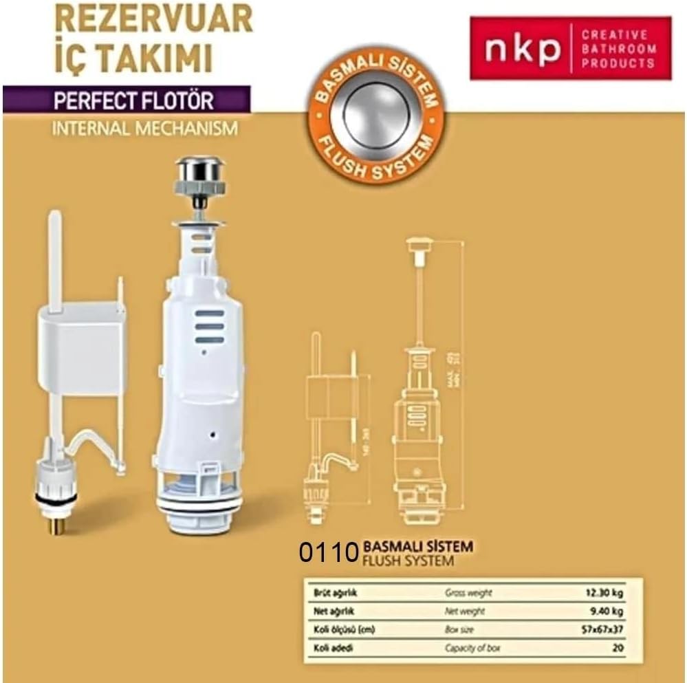 Alternative view of NKP Basmalı Rezervuar İç Takım Hidro Flatör NKP-0110