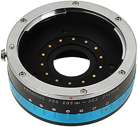 Alternative view of Fotodiox Pro lens Mount Adapter with Built-in de-Clicked İris –  EOS EF (not EF-S lens) lens to  e-Series System (NEX) Camera adaptörü, fits  NEX-3, NEX-5, NEX-5 N, NEX-7, NEX-VG10 VG-10 dijital video kamera