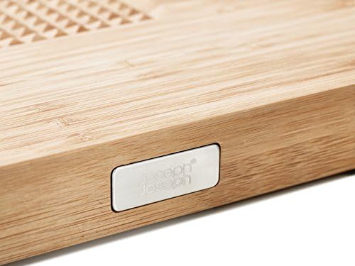 Cut&Carve Plus Büyük Bambu Kesme Tahtası, Bambu - Görsel 3