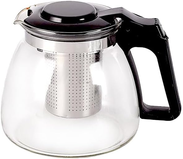 Alternative view of Cam Demlik, Çelik Süzgeçli, Meyve Çayı için, Asorti Renk, 900 Ml Kapasiteli, Çaydanlık Üstü