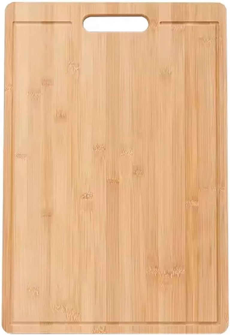 Bambu Kesme Tahtası Seti, Kalın Kaliteli Ahşap, Farklı Ebatlar, Kolay Temizlenir (30x20) - Görsel 3
