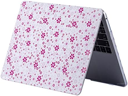 MacBook Pro 13 Baskılı Kılıf A1706 A1708 A1989 A2159 A2251 A2289 A2338 M1 M2 Uyumlu Sert Kılıf İnce Hafif Koruyucu Kapak Açık Pembe