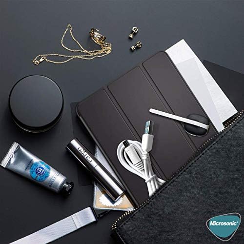 Alternative view of Apple iPad Pro 11`` 2022 4. Nesil için Kılıf (A2759-A2435-A2761-A2762) Smart Case ve Arka Kapak Rose Gold [iPad Pro 11 2022 ile Uyumlu Kılıf - Rose Gold]