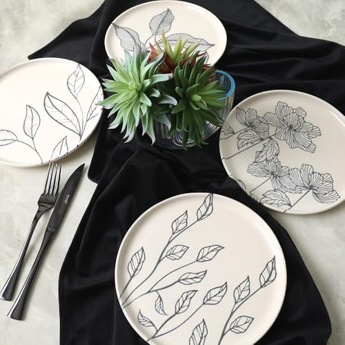 Leaf Traces Nordıc Pasta Tabağı 22 Cm 4 Adet / 22881-82-83-85 - Görsel 3