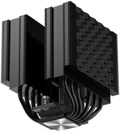 CPS RZ620 PRO TC, Çift Kuleli 6 Isı Borulu CPU Soğutma Sistemi, 2 Adet Çift Bilyalı Rulmanlı Fan (2400 RPM'ye kadar), 80 CFM Hava Akışı, Düşük Gürültü Seviyesi, 280 TDP - Görsel 3