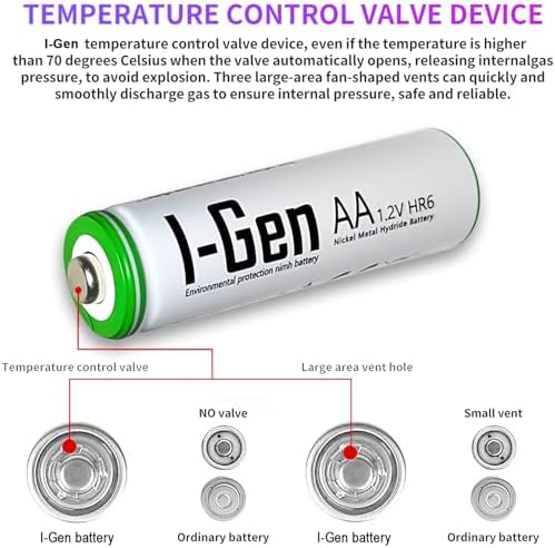 Alternative view of I-Gen B135 16 Adet AA 2700 mAh Şarj Edilebilir Kalem Pil 1.2V Ni-MH Şarjlı Pil