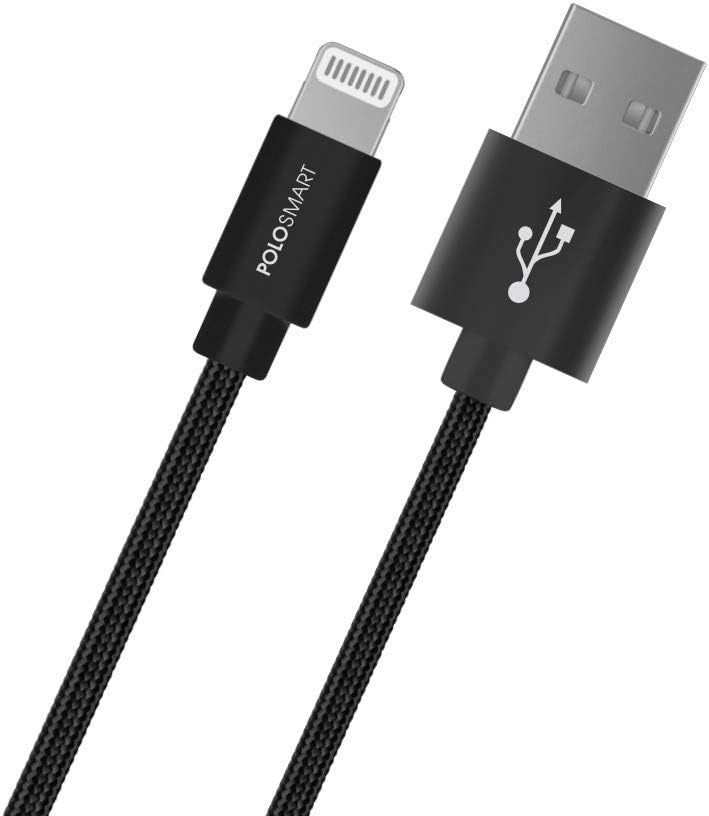 Polosmart PSM07 1 Metre Siyah Lightning (IOS) Hızlı Şarj Kablosu Siyah - Görsel 3
