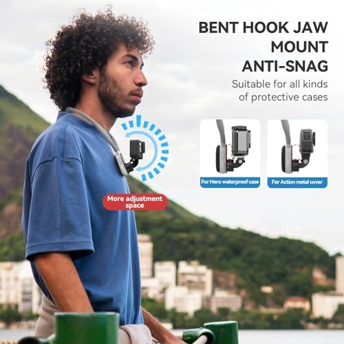 Alternative view of Telesin U Shape Neck Holder 2.0 | Telesin Aksiyon Kameralar için Boyun Askısı