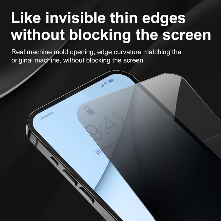 Vivo Y21s - Y32 - Y33s Privacy (Hayalet) Ekran Koruyucu – 2 Adet - 9H Temperli Cam, Yan Görünme Engelleyici, Tam Kaplama
