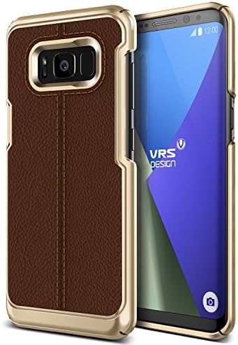 VRSSMS8P Galaxy S8 Plus Simpli Mod Kılıf, Arka Kapak Kahverengi
