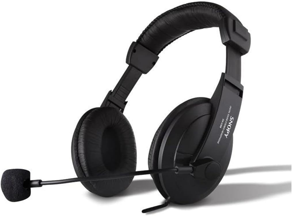 SN-4388 Deri Profesyonel Mikrofonlu Kulaklık