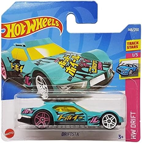 - Driftsta - HW Drift 1/5 - HCV60 - Short Card - Track Stars - Mattel 2022 - Görsel 3