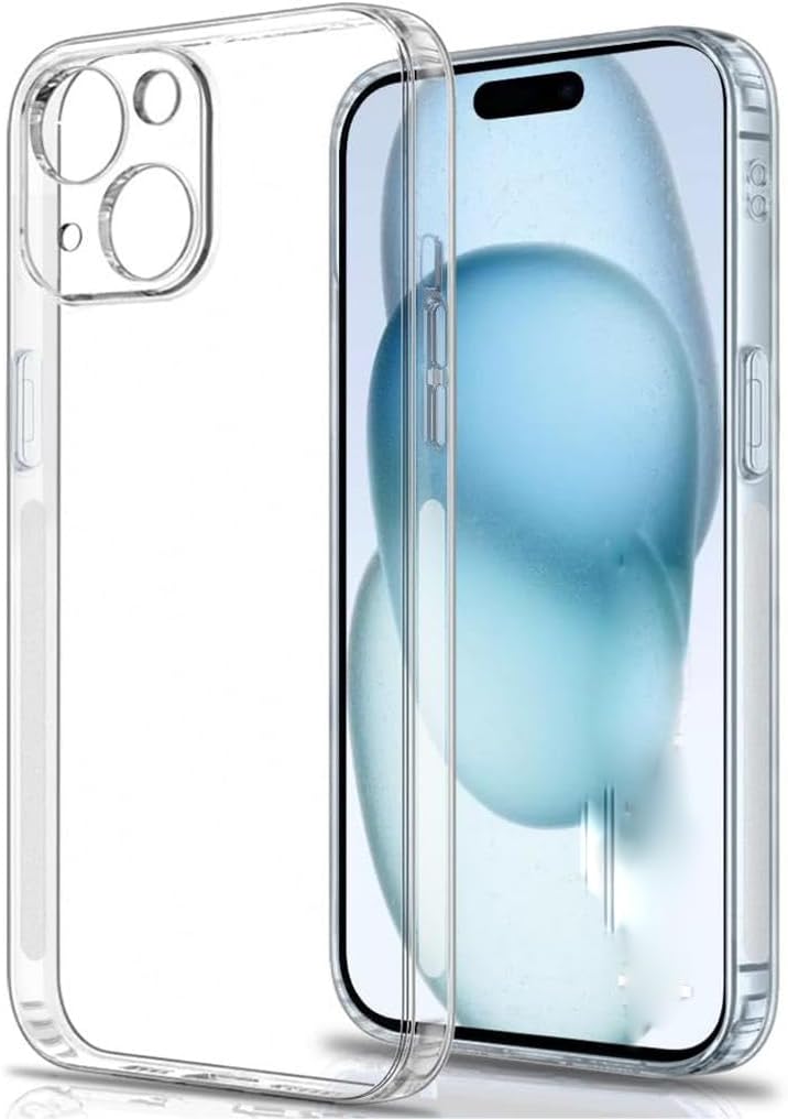Alternative view of iPhone 15 Kılıf ile Uyumlu Şeffaf Kamera Korumalı 3D