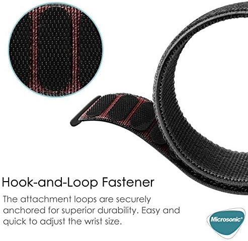 Xiaomi Watch 5 için Hasırlı Kordon Woven Sport Loop Siyah [Watch 5 ile Uyumlu Kordon - Siyah]