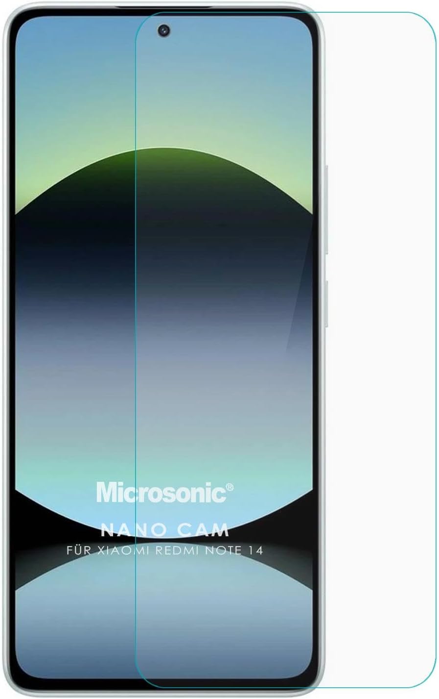 Alternative view of Xiaomi Redmi Note 14 Nano Glass Cam Ekran Koruyucu [Redmi Note 14 ile Uyumlu Ekran Koruyucu - Şeffaf]