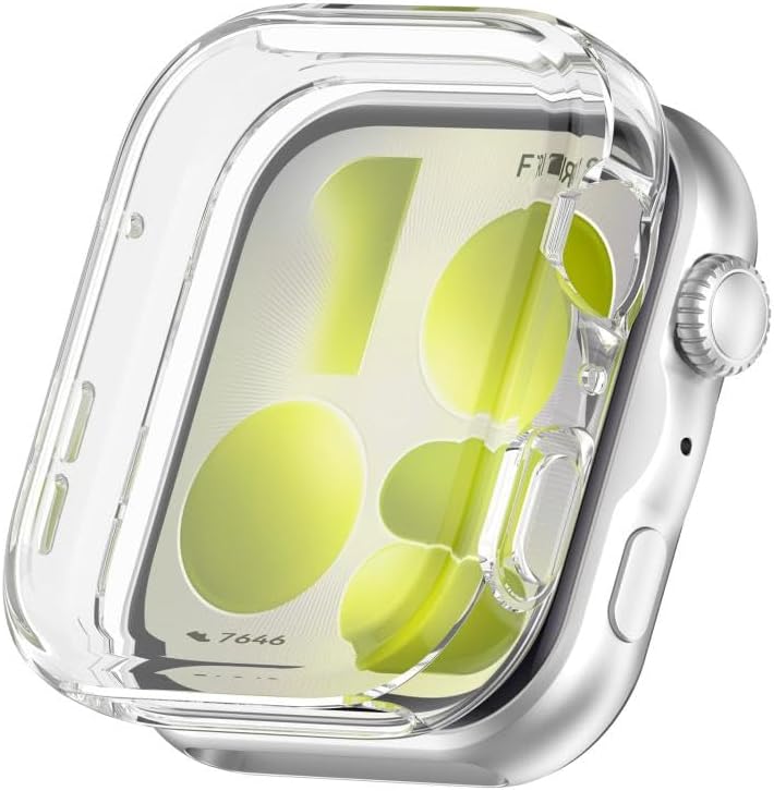 Alternative view of [Soft-Case]  Watch Fit 5 için 360° Kasa Koruyucu Yumuşak TPU Kılıf Dokunma ve Netliği Etkilemeyen Fit 5 Koruyucu Darbelere Karşı  Watch Fit 5 Ekran Koruyuculu Kılıf (Şeffaf)