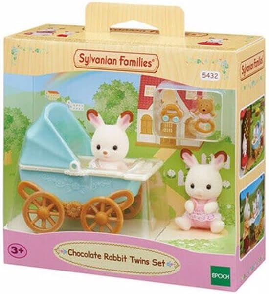 Sylvanian Families Çikolata Kulaklı İkiz Tavşan Bebek - Görsel 3