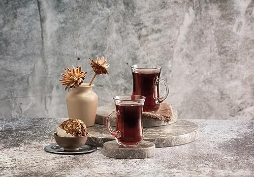 Alternative view of -G4 Çay Bardak 6 Lı Kulplu Çay Bardağı