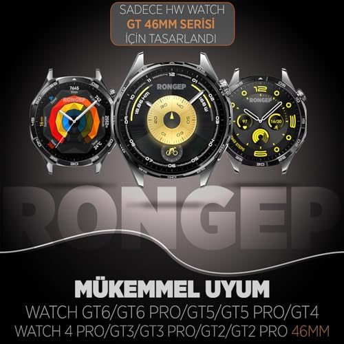 ile Uyumlu Mountain Loop 22mm Kordon GT6/GT6 Pro/GT5/GT5 Pro/GT4/GT3/GT3 Pro/GT2/GT2 Pro 46mm için Terleme Karşıtı GT6 Kordon Metalik Bağlantılı 1.Sınıf Dokuma Kumaş GT6 Kayış - Görsel 2