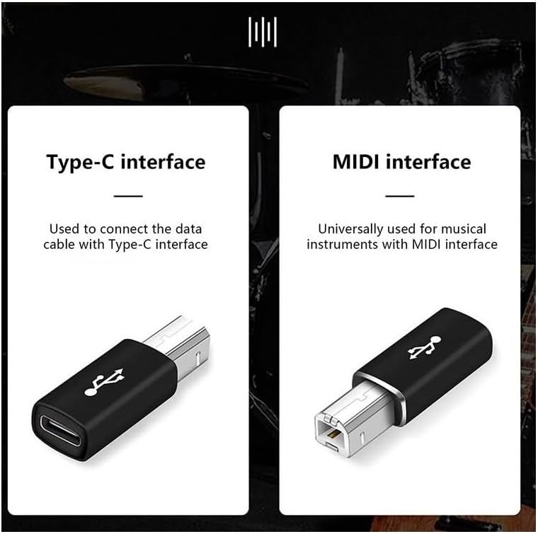 Type C To Usb B Midi Klavye Yazıcı Printer Çevirici Dönüştürücü Adaptör
