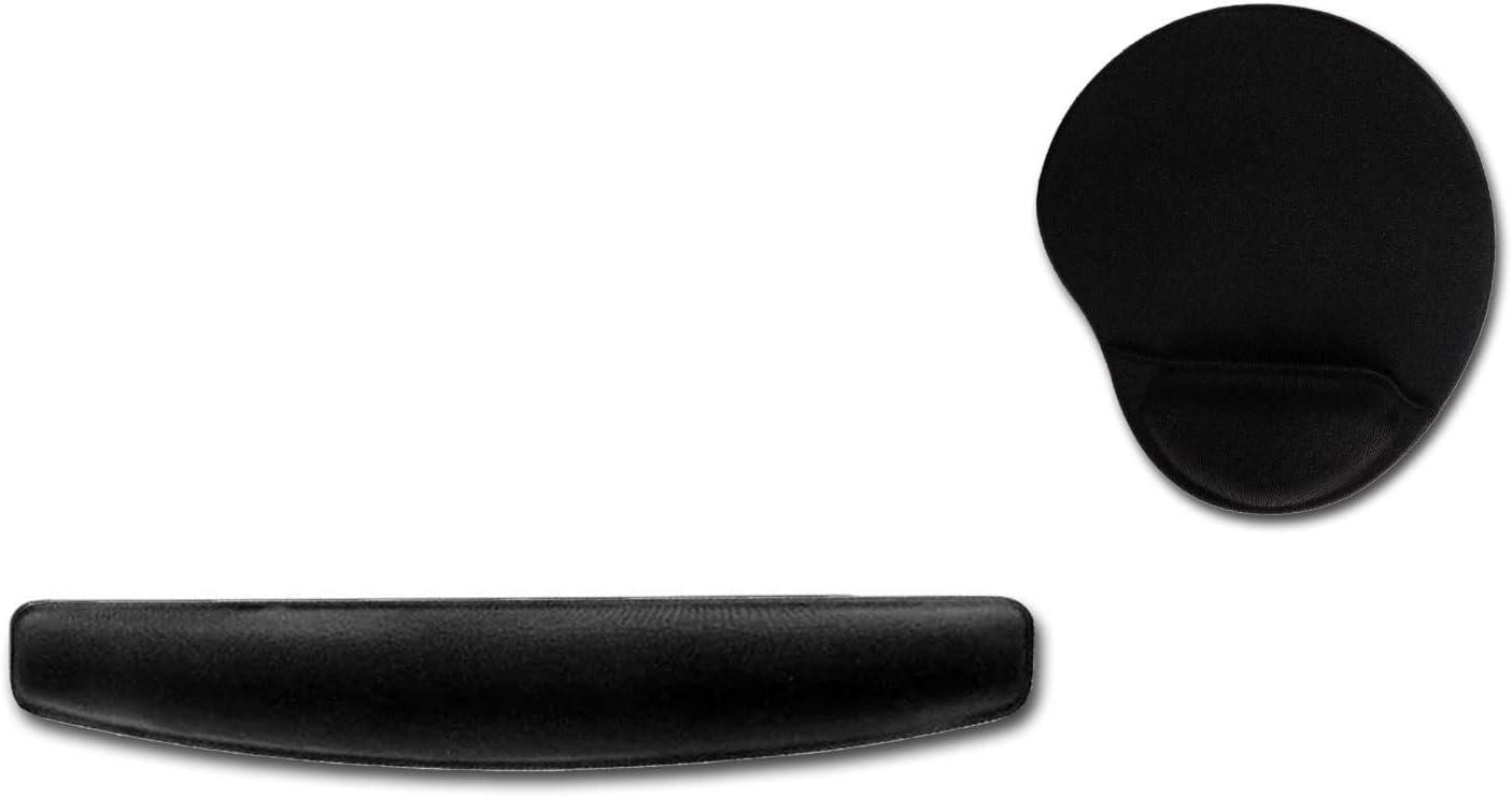 Alternative view of Oval ErgoPad KLAVYE PAD+ Mause Bilek Destekli Ergonomik Klavye Mouse Pad Set Dayanıklı Kolay Yazma, Agrı Kesici Nefes Alabilir Sünger Mouse Klavye PAd Set(440x70x20mm