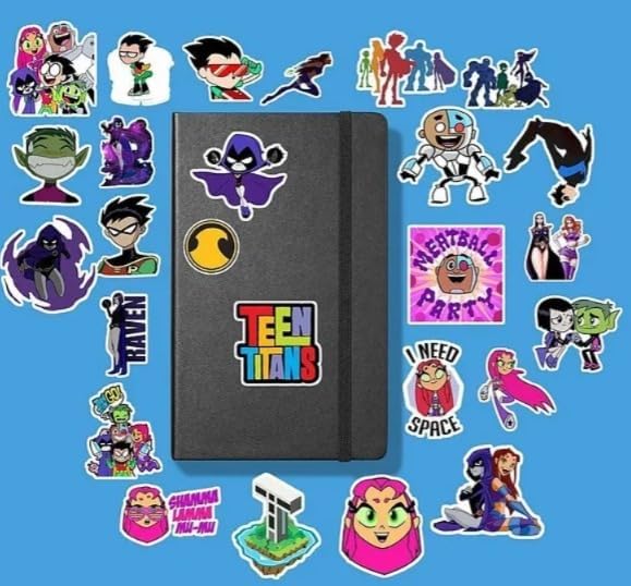 Teen titans go sticker paketi/bullet journal defter çıkartma ajanda laptop etiket