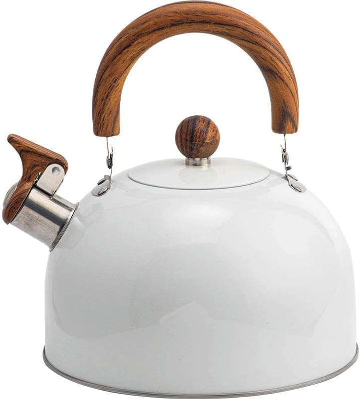 Alternative view of 3L Düdüklü Kettle Su Isıtıcı Çaydanlık Paslanmaz Çelik Yüksek Islıklı Beyaz