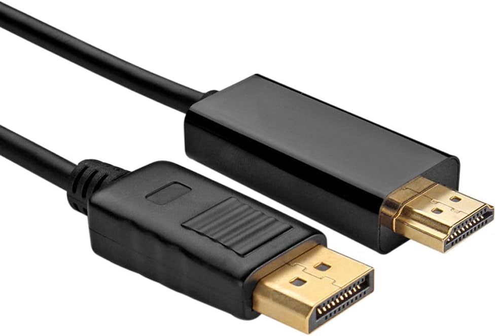 Alternative view of Al-4318 Displayport to HDMI Dönüştürücü Adaptör Kablosu, Siyah, 1.8 Metre