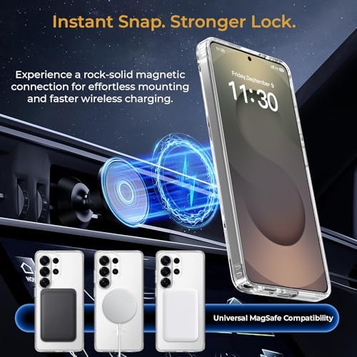 Galaxy Avantaj Paket - MagSafe Uyumlu Şeffaf Hybrid Kılıf + Easyfit 5D Ekran Koruyucu + Lens Koruyucu (Galaxy S26 Ultra) - Görsel 2