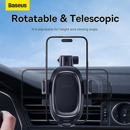 UltraControl Pro Serisi Clamp-Type Araç içi Telefon Tutucu Set Cluster, Siyah - Görsel 3