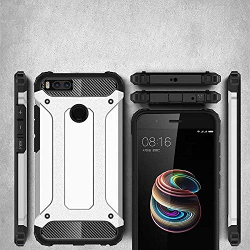 Xiaomi Mi 5X / Mİ A1 ile uyumlu Çİft Katman Koruyucu Crash Military Tank Kılıf - Rose Gold - Görsel 3