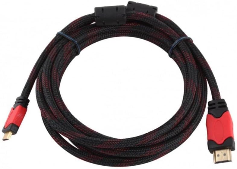 Alternative view of HDMI Kablo 1.5 Metre Ses ve Görüntü Aktarım Kablosu - Siyah/Kırmızı