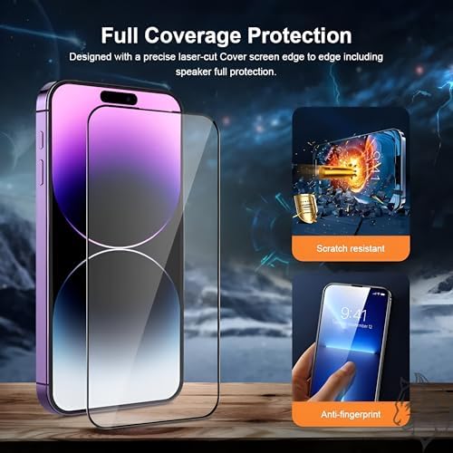 Epro iPhone ile Uyumlu 11 / Xr (6.1'') İçin Uygun Ekran Koruyucu, Ahize Korumalı Toz Önleyici Tam Kaplama, Hizalama Aparatlı Kolay Kurulum, Toz Bırakmayan Uygulama, Darbelere Karşı Ekstra Güçlü Cam - Görsel 3