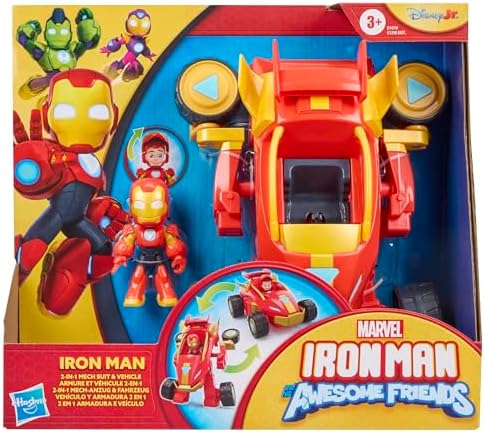 Iron Man ve Muhteşem Arkadaşları 2'si 1 Arada Mekanik Zırh ve Araç, Aksiyon Figürü ve Oyuncak Araç Seti - Görsel 2