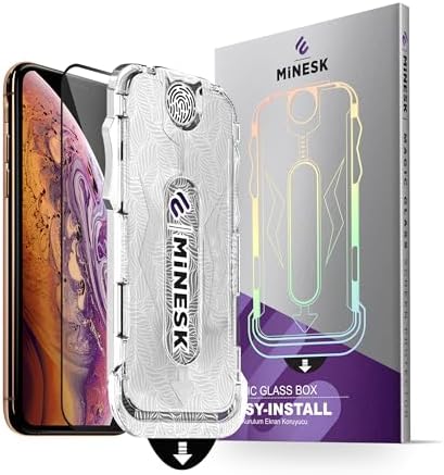 MAGIC GLASS iPhone 11 PRO MAX - XS MAX için Otomatik Hizalama Aparatlı Ekran Koruyucu (Güçlendirilmiş Temperli Cam) Takılırken Toz Toplama Özellikli (XS MAX - 11 PRO MAX) - Görsel 3
