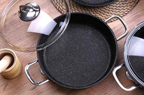 Alternative view of Falez Black Line Granit Döküm 24 Cm Tencere, Siyah