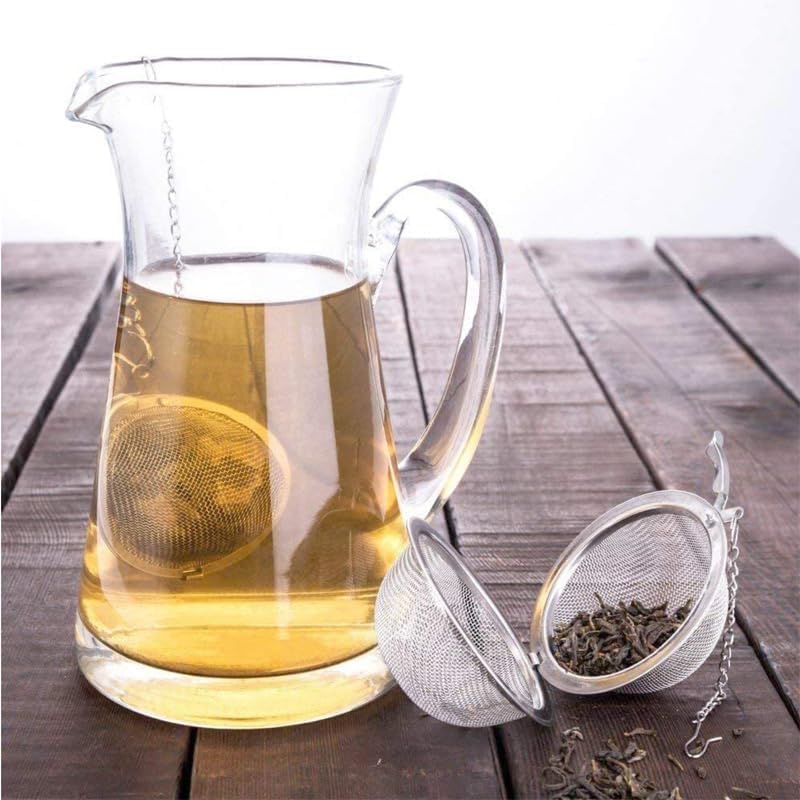 Metal Top Çay Süzgeci,Topuz Çay Filtresi,Bitki Ve Yeşil Çay İçin Paslanmaz Süzgeç,Bardağa Asılabilir Topuz Çay Süzgeci