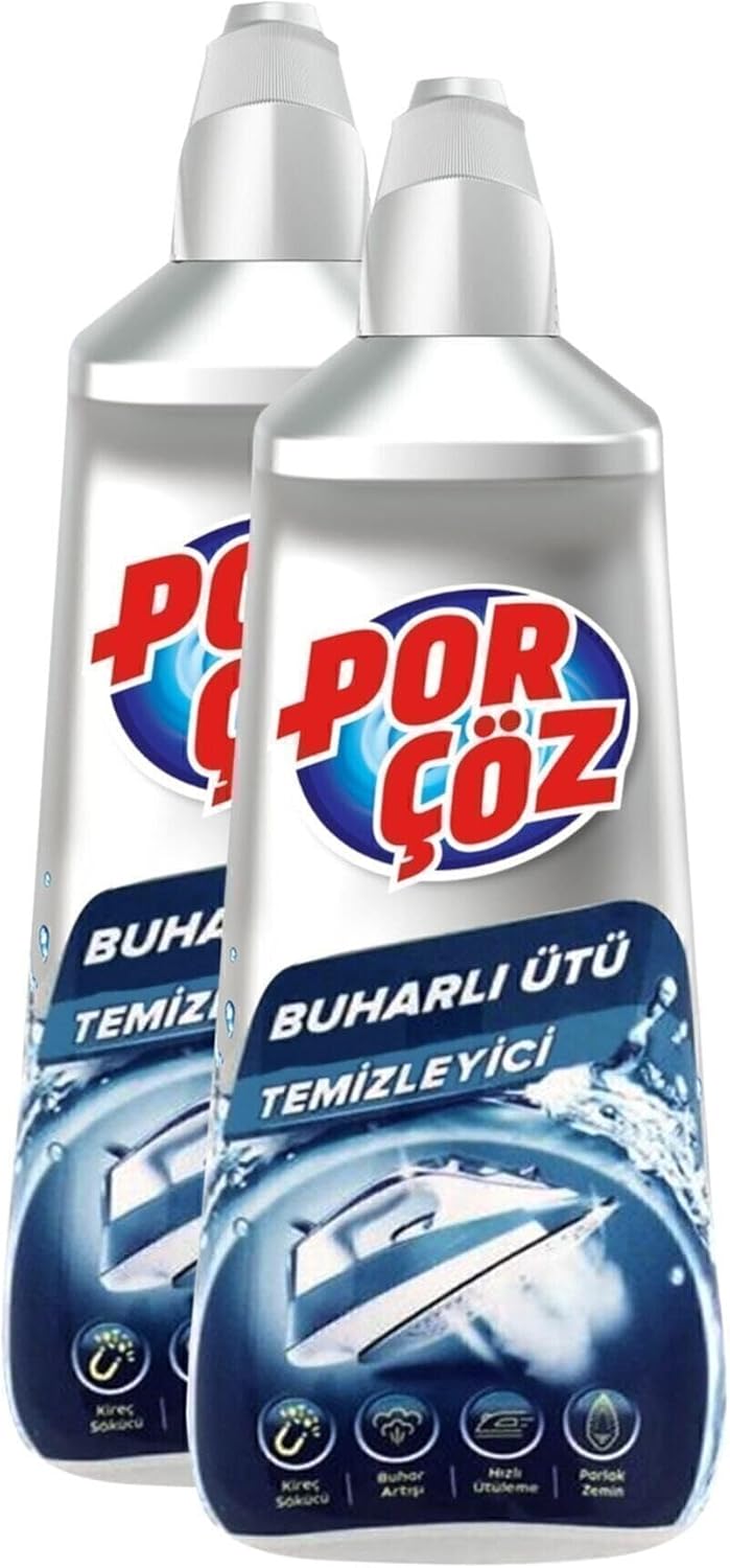 Alternative view of Porçöz Buharlı Ütü Temizleyici 400 ml x 2 Adet