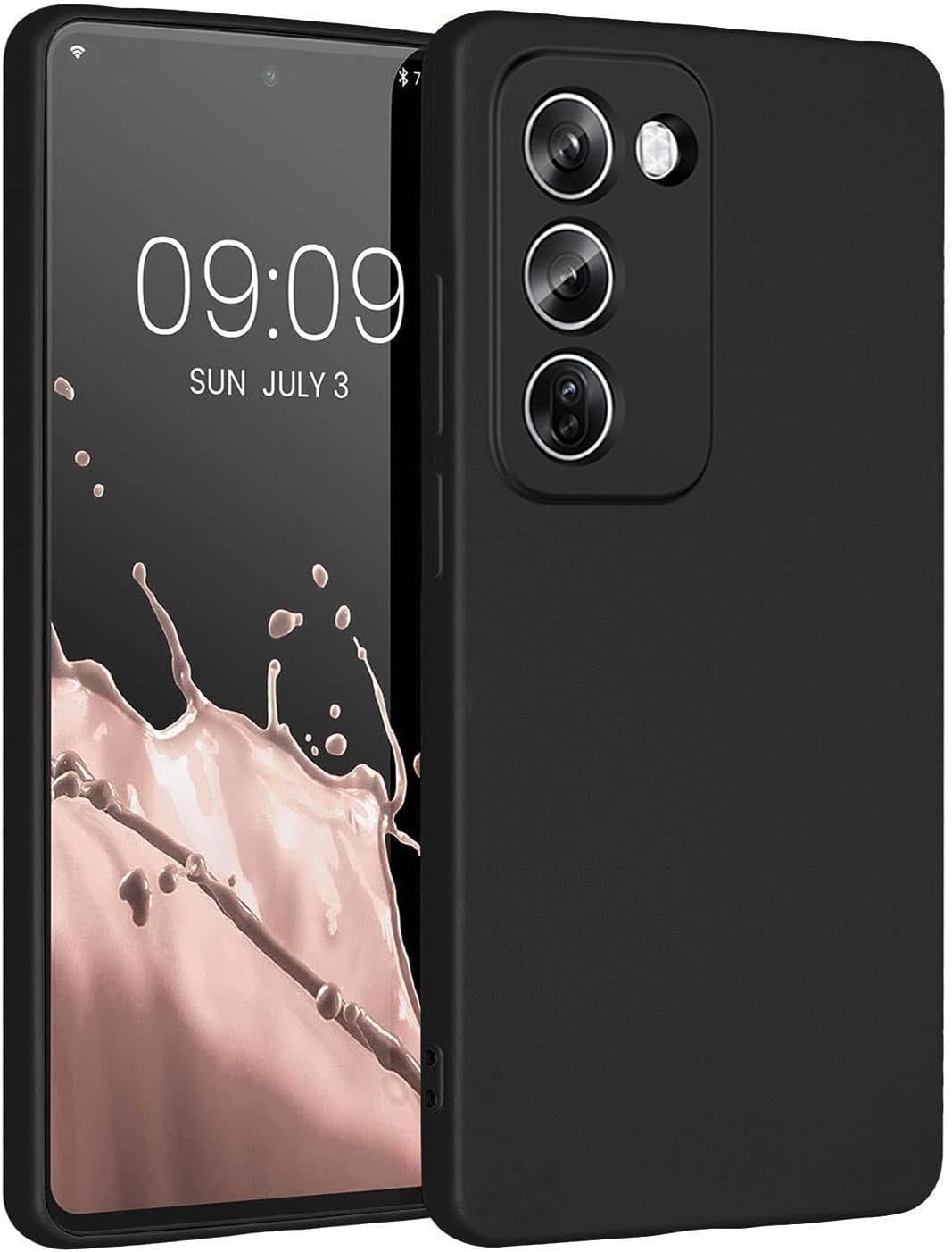 Alternative view of Matte Silicone Oppo A5 için Kılıf Siyah [A5 ile Uyumlu Kılıf - Siyah]