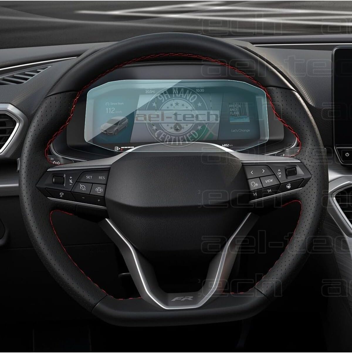 Cupra Formentor Uyumlu 10.25 İnç Dijital Gösterge 9H Nano Ekran Koruyucu
