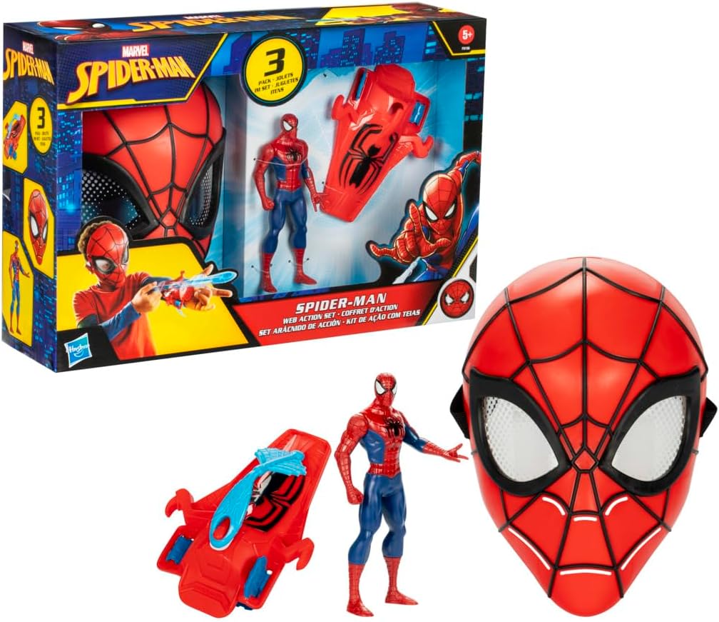 Spider-Man Ağ Atma Aksiyonu Seti Rol Yapma Oyuncağı - Görsel 2