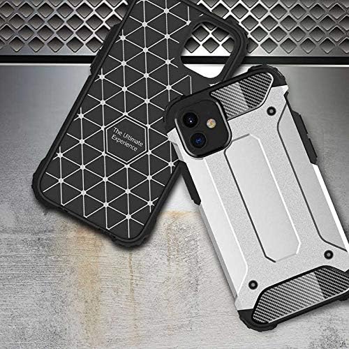 Alternative view of Apple iPhone 12 ile Uyumlu Kılıf Çİft Katman Koruyucu Crash Military Tank Kılıf - Siyah