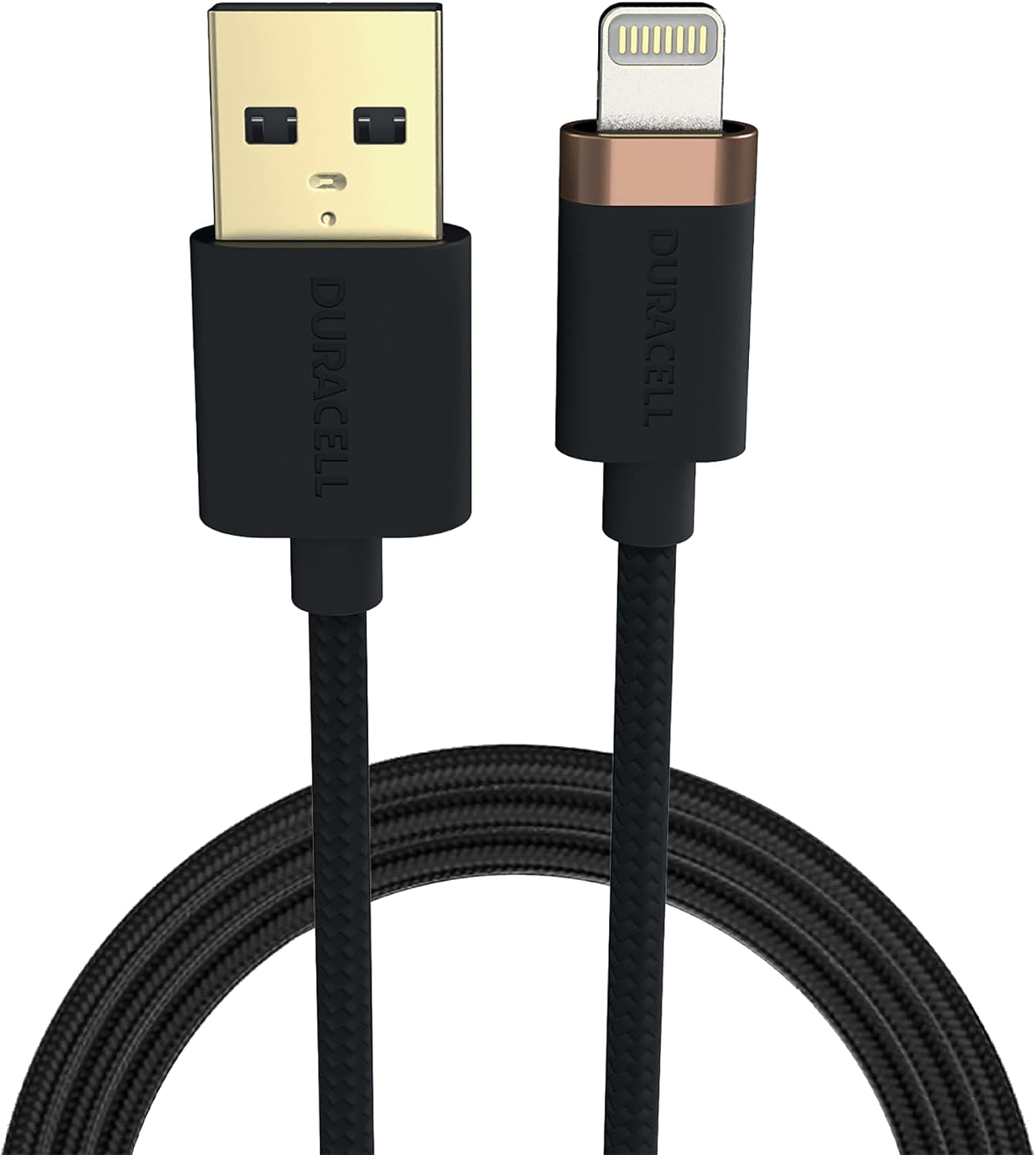 1m Lightning To Usb-A Örgülü Şarj Kablosu - Siyah