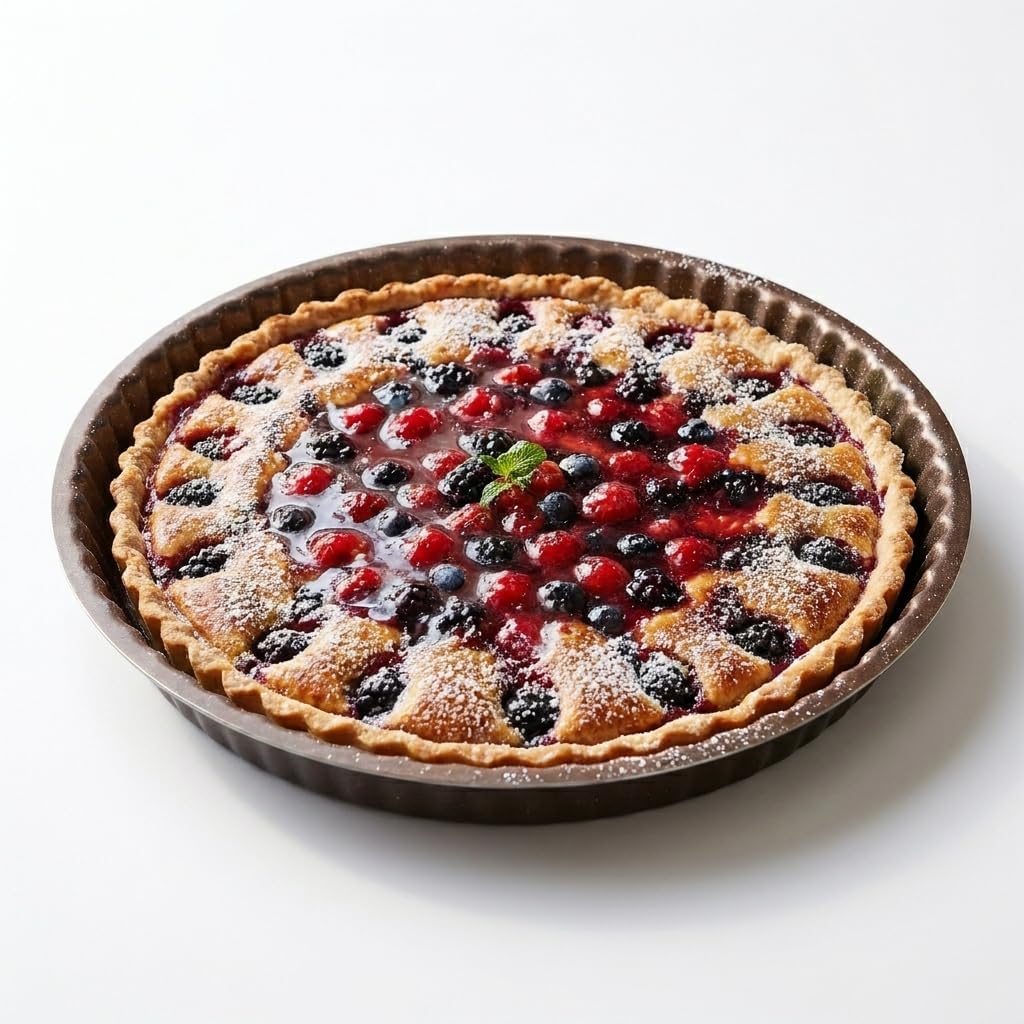 Nirvana Turta ve Kek Kalıbı - 32 cm Dev Boy Metalik Kahve Kırçıllı Yanmaz Yapışmaz - Görsel 3