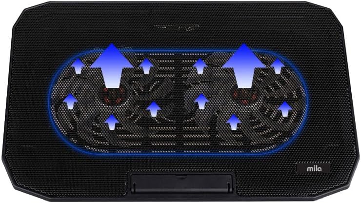mila Classone Mila Serisi M2 15-17 inch - Mavi Led,2 Fan,2 USB Gaming Notebook Soğutucu Standı - Görsel 3