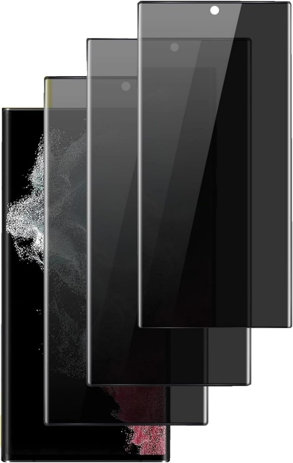 Galaxy Note 9 Privacy (Hayalet) Ekran Koruyucu – 3 Adet - Nano Esnek Seramik, Yan Görünme Engelleyici, Tam Kaplama - Görsel 3