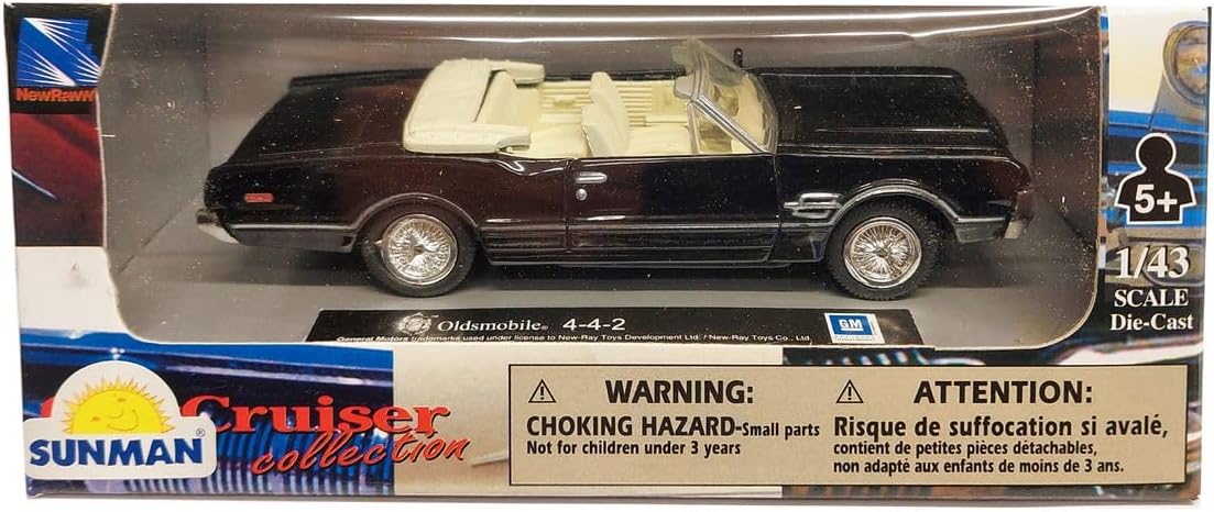 Alternative view of NEWRAY 1:43 Diecast Koleksiyon Metal Araba 1966 Oldsmobile 4-4-2