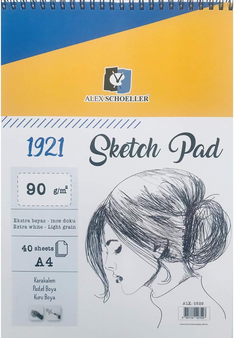 Alternative view of ALEX SCHOELLER A4 90 GR SPR SKETCHPAD 40.LI DEFTER ALX-0526